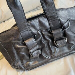 Classic Silver metallic Women’s Tote Bag